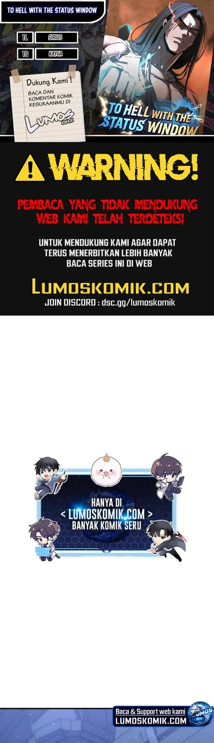 Komik To Hell With the Status Window Chapter 12 gambar 1