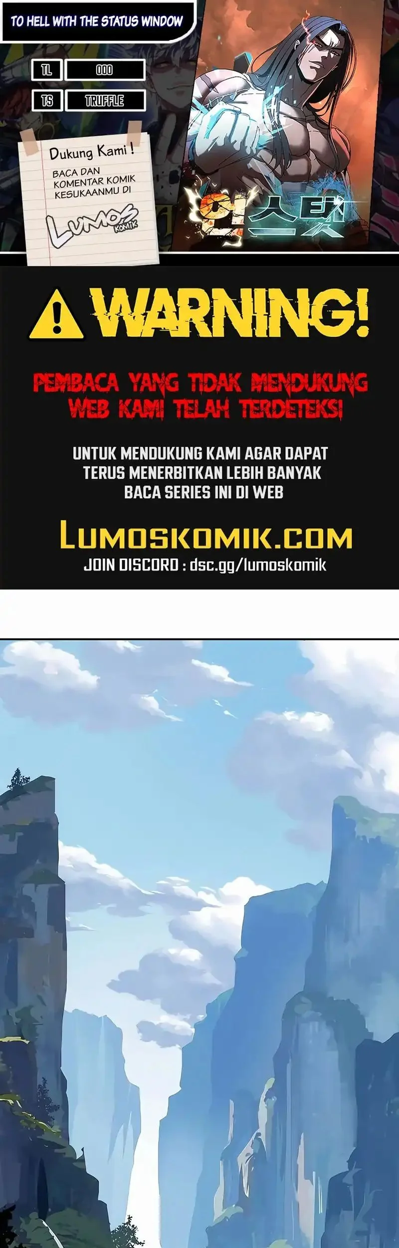 Komik To Hell With the Status Window Chapter 4 gambar 1