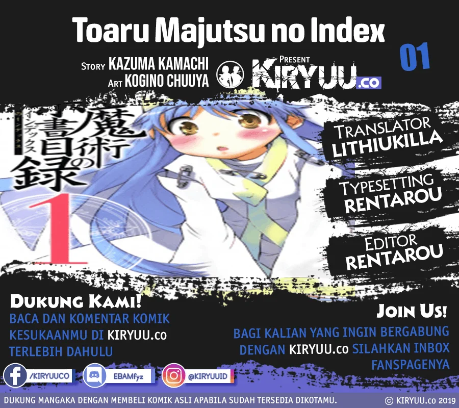 Manga Toaru Majutsu no Index Chapter 1 gambar 2