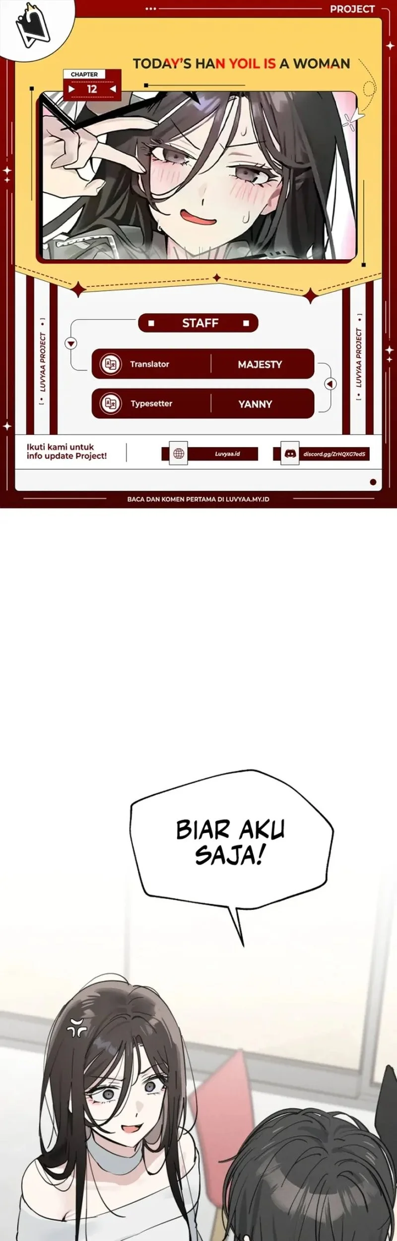 Komik Today is a Woman Day (Today's Han Yoil Is a Woman) Chapter 12 gambar 1