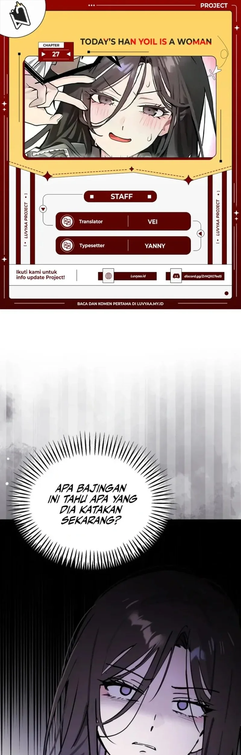 Komik Today is a Woman Day (Today's Han Yoil Is a Woman) Chapter 27 gambar 1