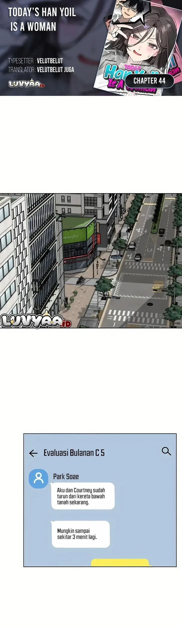 Komik Today is a Woman Day (Today's Han Yoil Is a Woman) Chapter 44 gambar 1