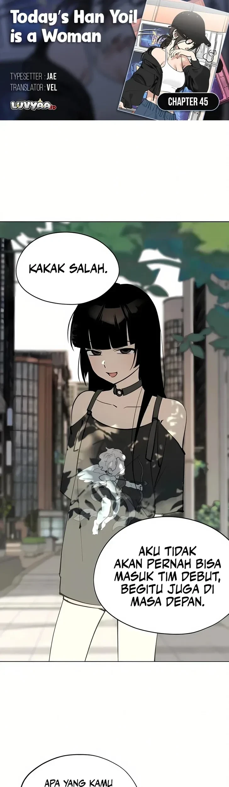 Komik Today is a Woman Day (Today's Han Yoil Is a Woman) Chapter 45 gambar 1