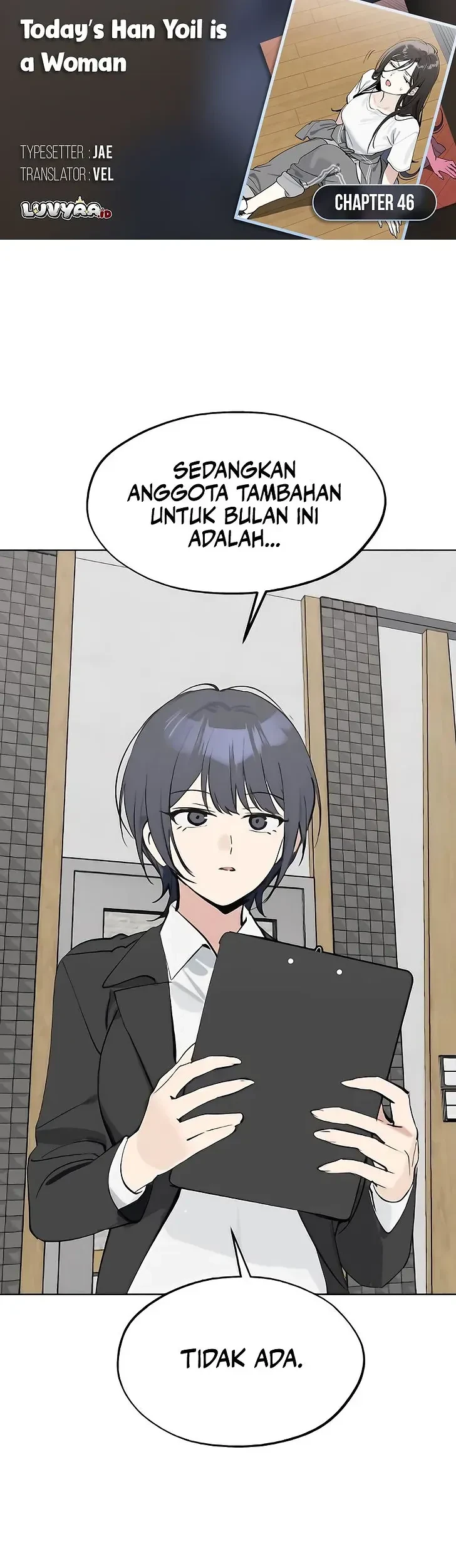 Komik Today is a Woman Day (Today's Han Yoil Is a Woman) Chapter 46 gambar 1