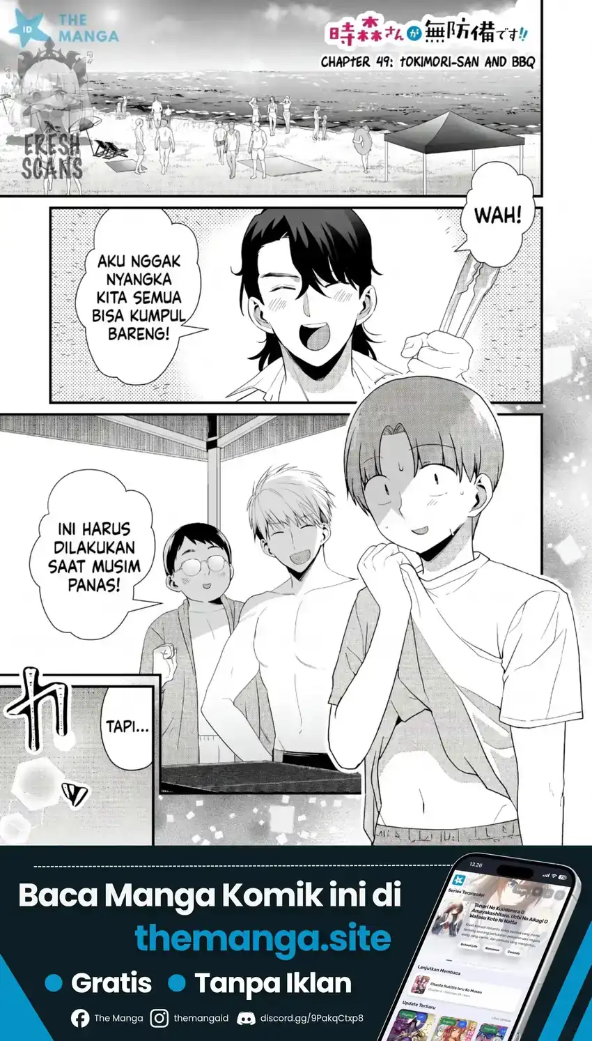 Manga Tokimori-san ga Muboubi desu!! Chapter 49 gambar 2
