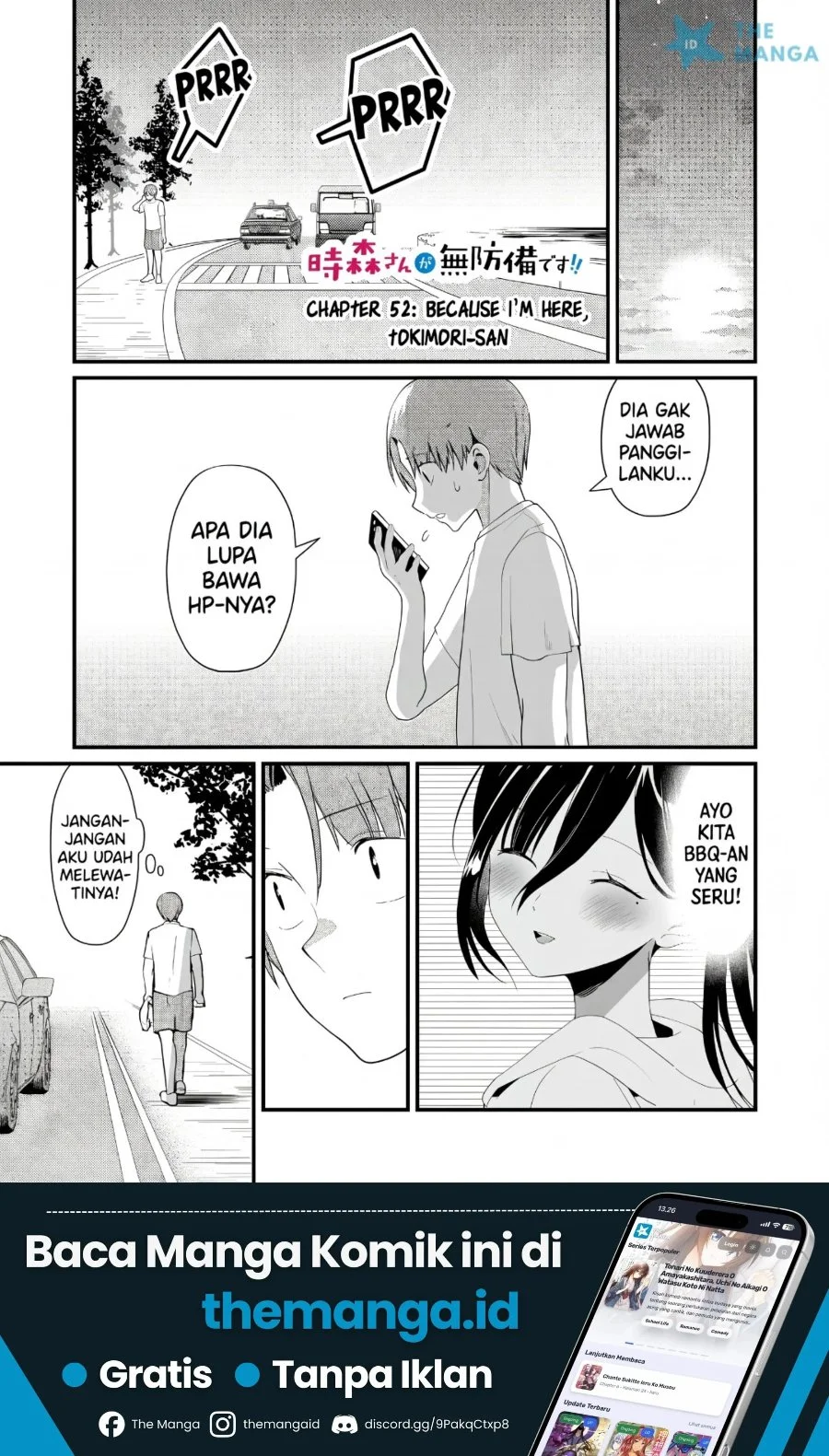 Manga Tokimori-san ga Muboubi desu!! Chapter 52 gambar 2