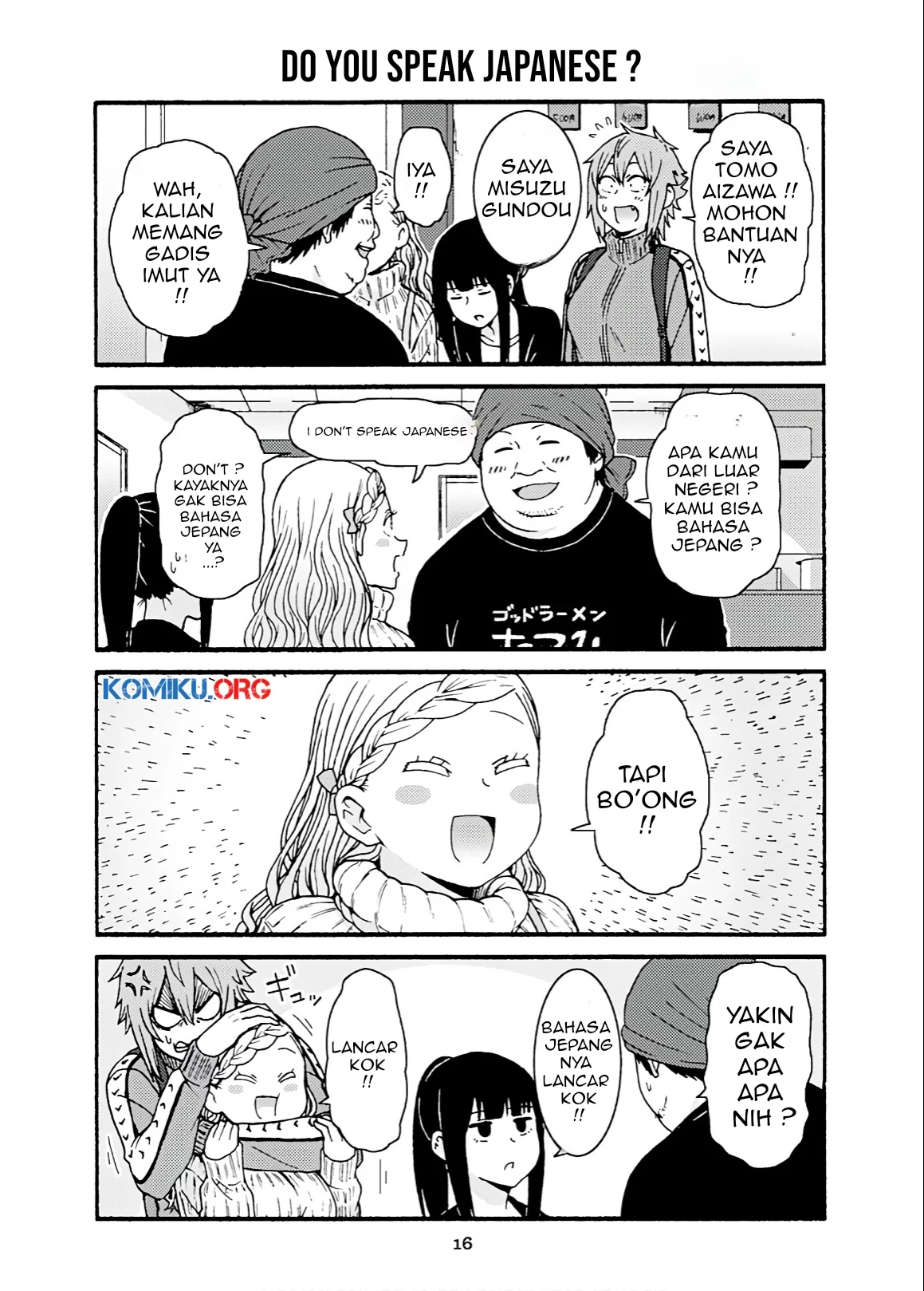 Komik Tomo-chan wa Onnanoko! - Chapter Chapter 731 - Halaman 4