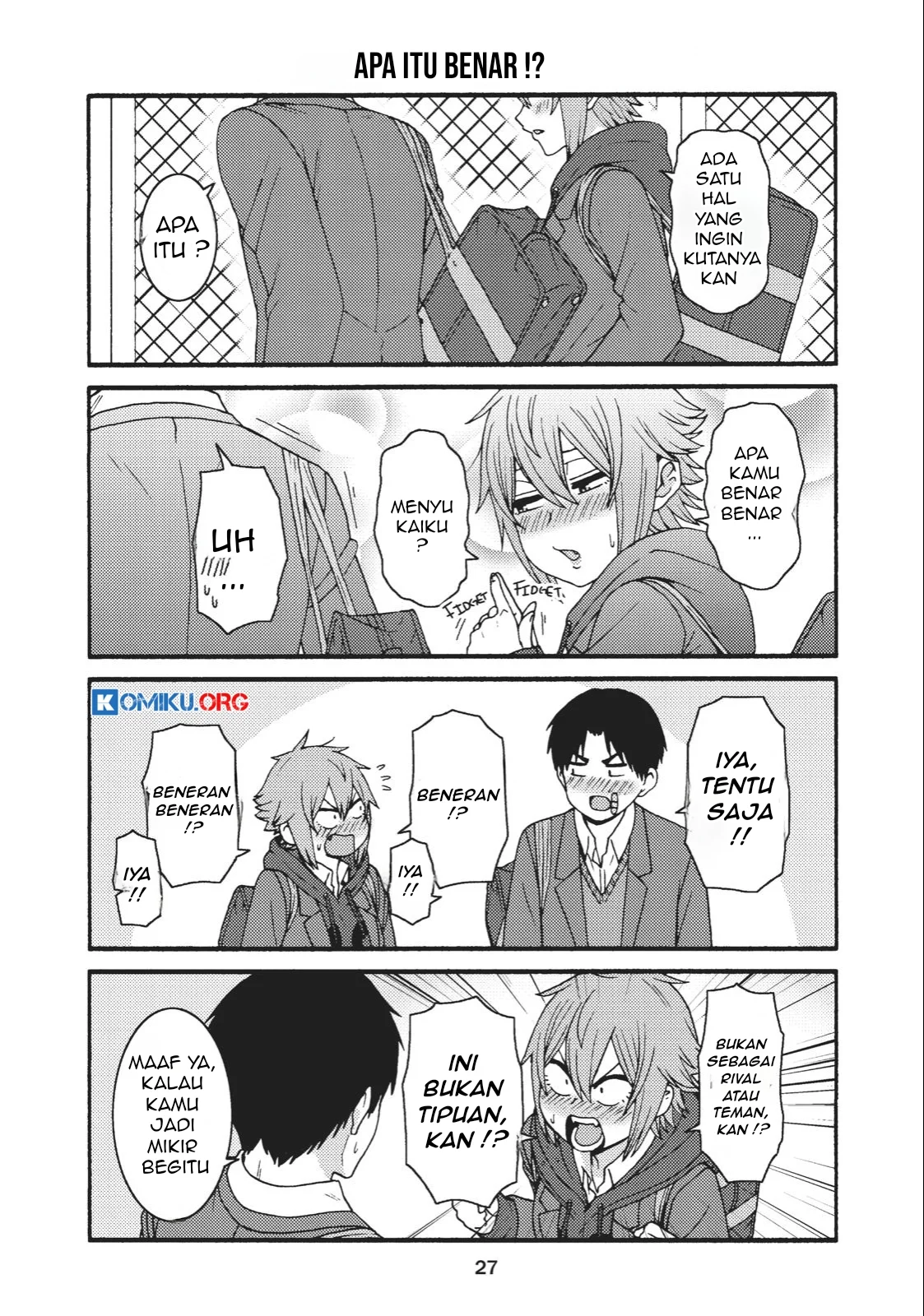 Tomo-chan wa Onnanoko! Chapter 861 Gambar 3