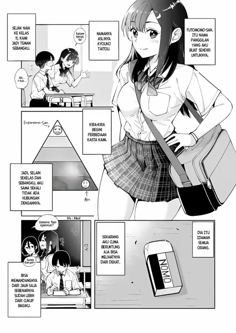 Manga Tonari no Futomomo-san Chapter 2 gambar 2