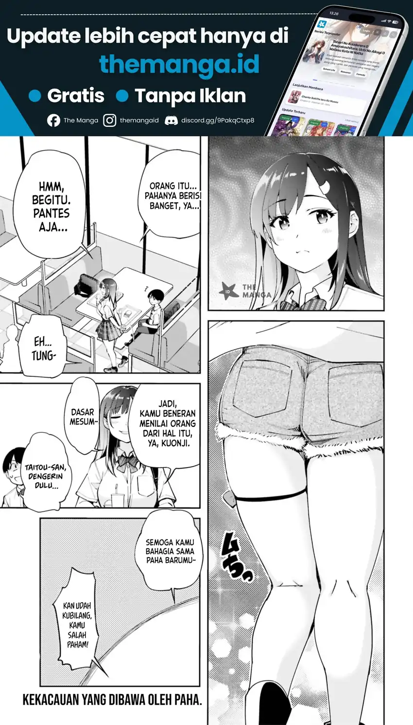Tonari no Futomomo-san Chapter 9 Gambar 18