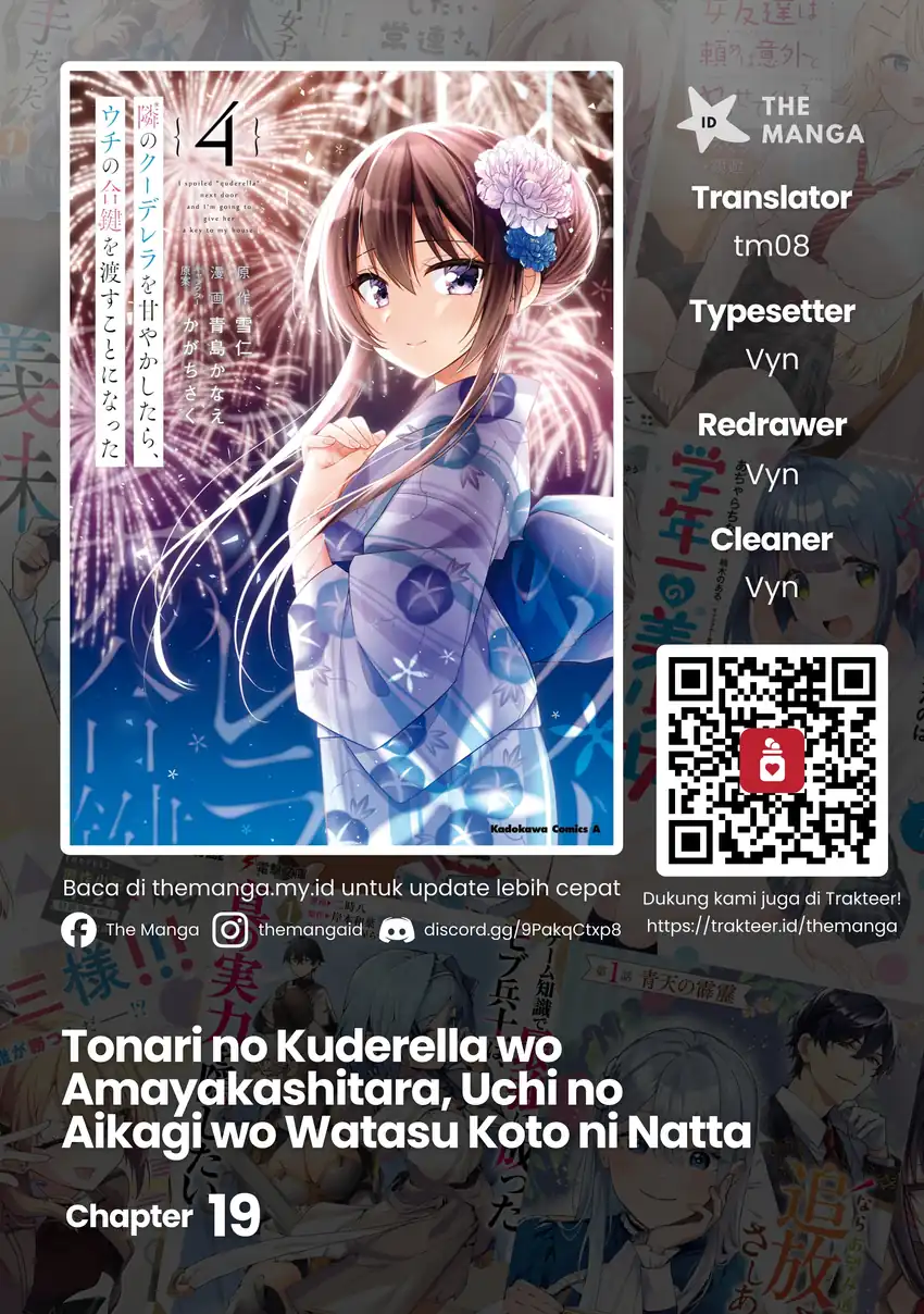 Komik Tonari No Kuuderera O Amayakashitara, Uchi No Aikagi O Watasu Koto Ni Natta Chapter 19 gambar 1