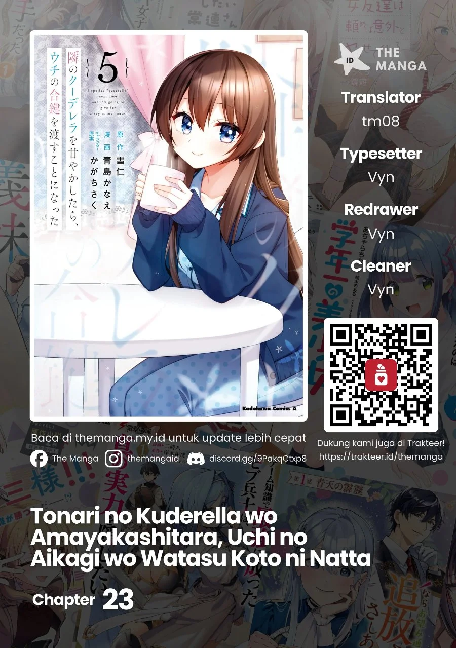 Komik Tonari No Kuuderera O Amayakashitara, Uchi No Aikagi O Watasu Koto Ni Natta Chapter 23 gambar 1