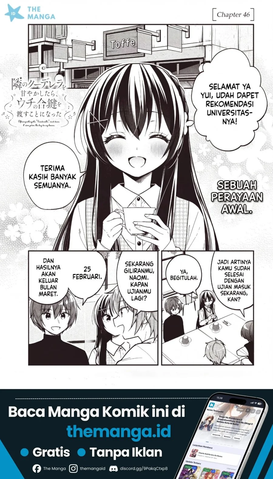 Manga Tonari No Kuuderera O Amayakashitara, Uchi No Aikagi O Watasu Koto Ni Natta Chapter 46 gambar 2