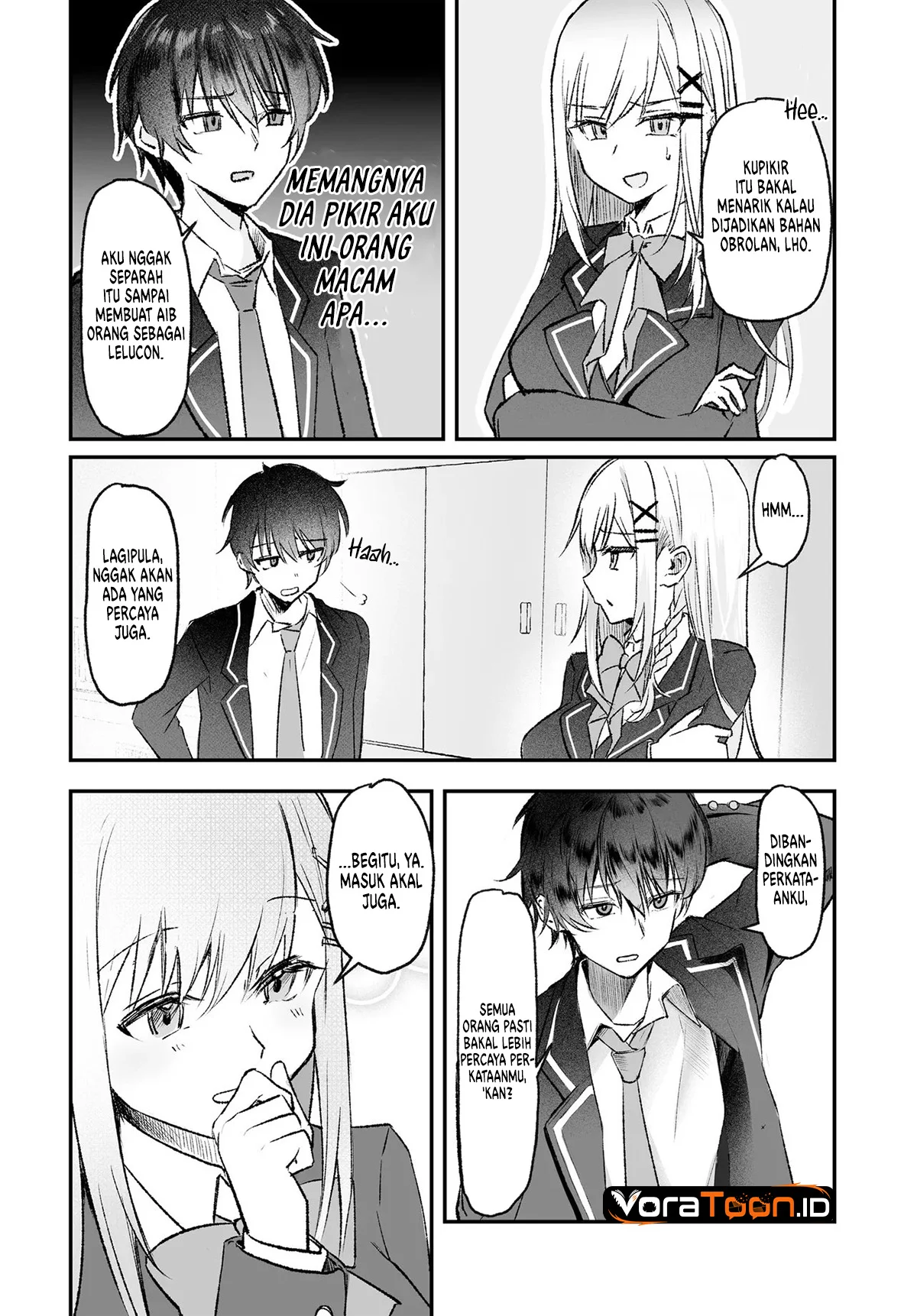 Tonari no Seki no Seijo-sama wa Ore ni Kossori Skirt no Naka wo Oshiete Kureru Chapter 1 Gambar 13