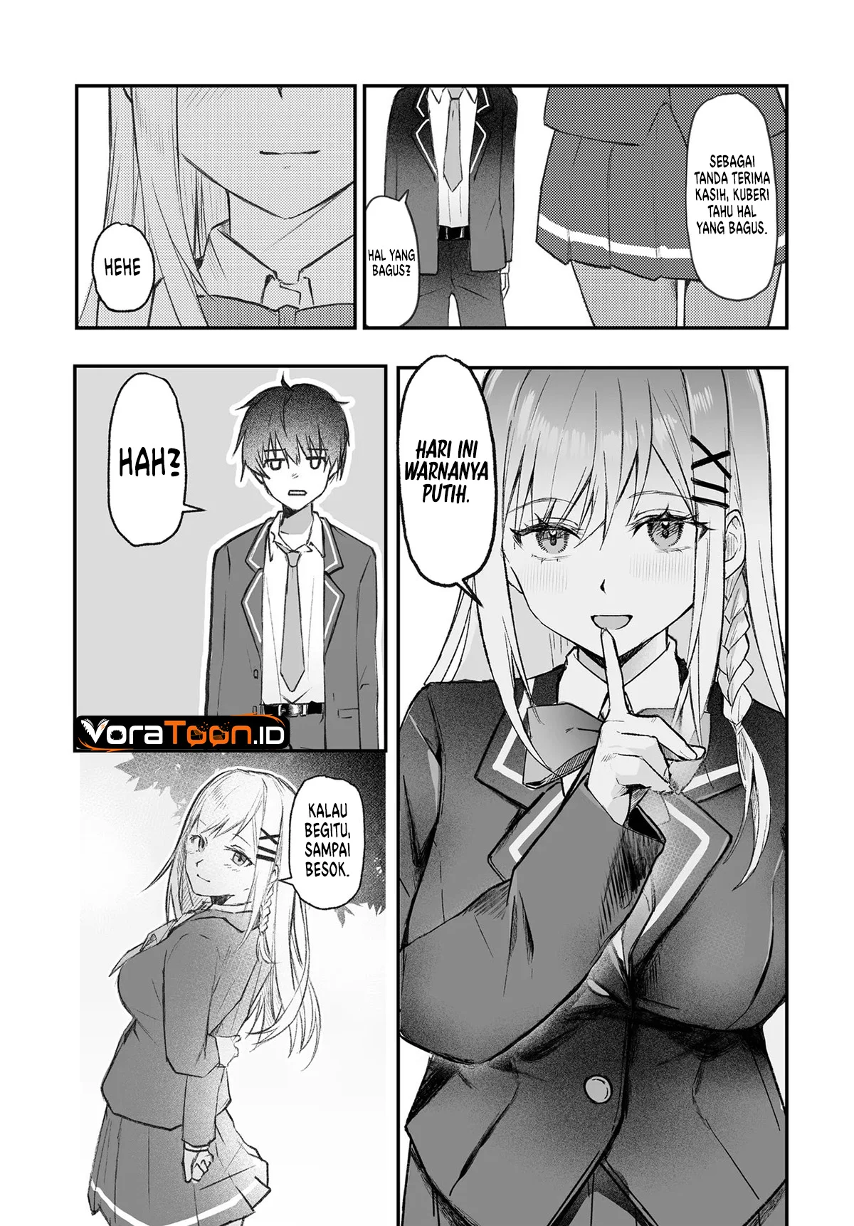 Tonari no Seki no Seijo-sama wa Ore ni Kossori Skirt no Naka wo Oshiete Kureru Chapter 1 Gambar 14