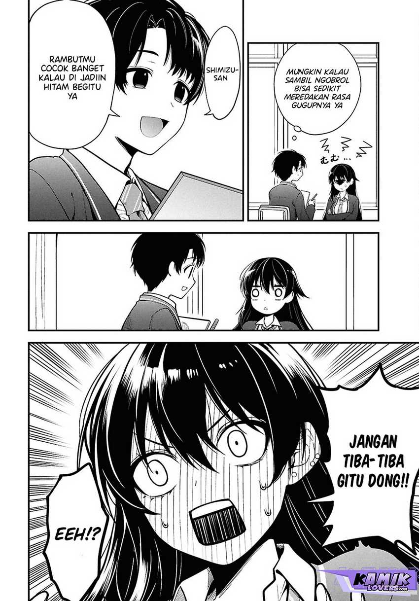 Tonari no Seki no Yankee Shimizu-san ga Kami o Kuroku Sometekita Chapter 1 Gambar 27