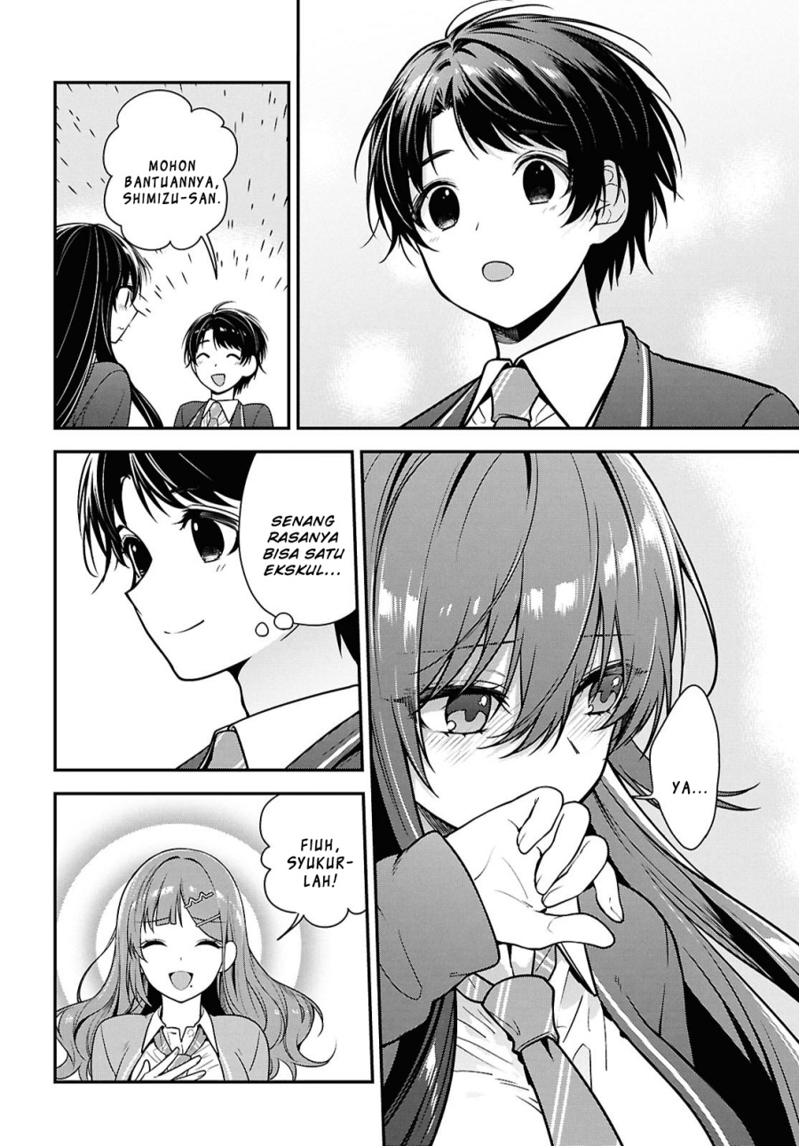 Tonari no Seki no Yankee Shimizu-san ga Kami o Kuroku Sometekita Chapter 10 Gambar 33