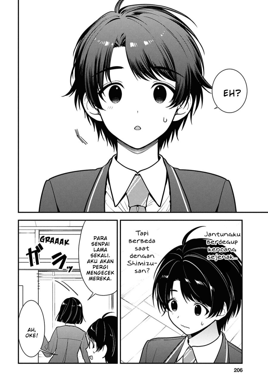 Tonari no Seki no Yankee Shimizu-san ga Kami o Kuroku Sometekita Chapter 11 Gambar 23