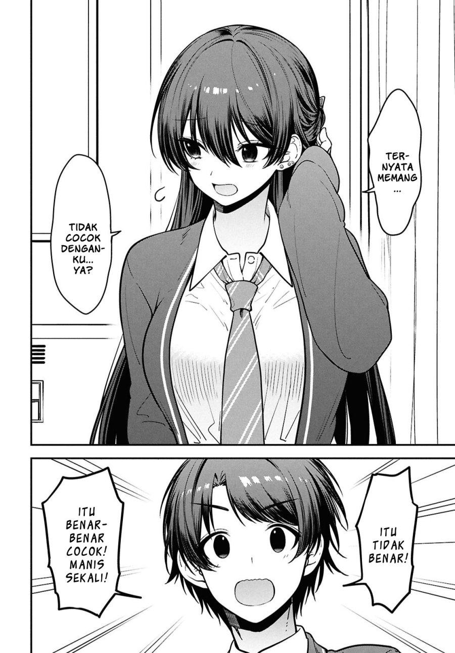 Tonari no Seki no Yankee Shimizu-san ga Kami o Kuroku Sometekita Chapter 11 Gambar 28