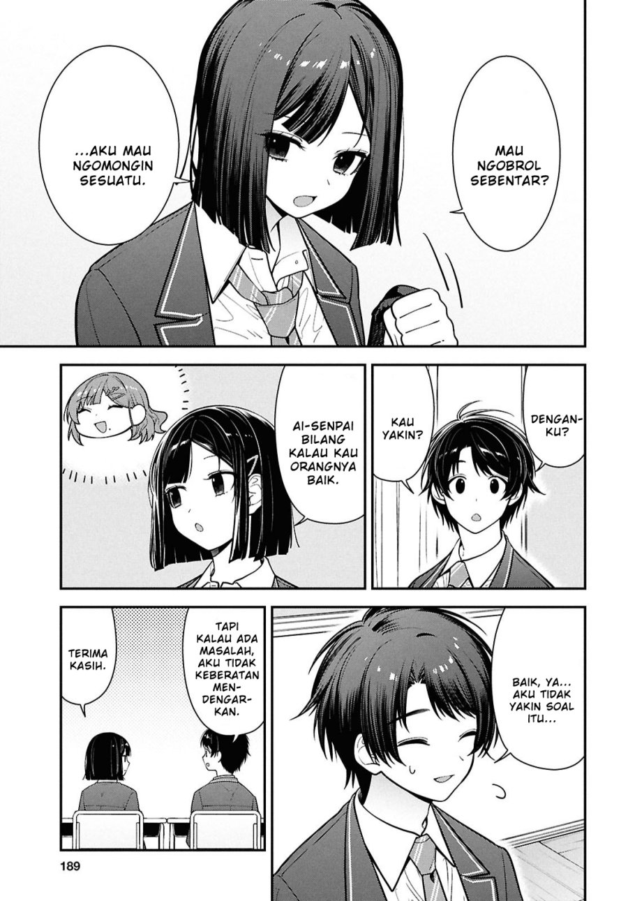 Tonari no Seki no Yankee Shimizu-san ga Kami o Kuroku Sometekita Chapter 11 Gambar 7