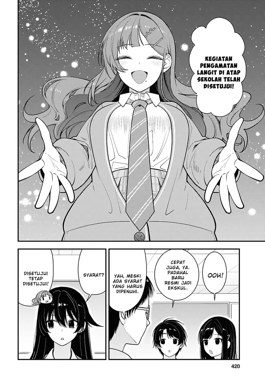 Tonari no Seki no Yankee Shimizu-san ga Kami o Kuroku Sometekita Chapter 12 Gambar 10