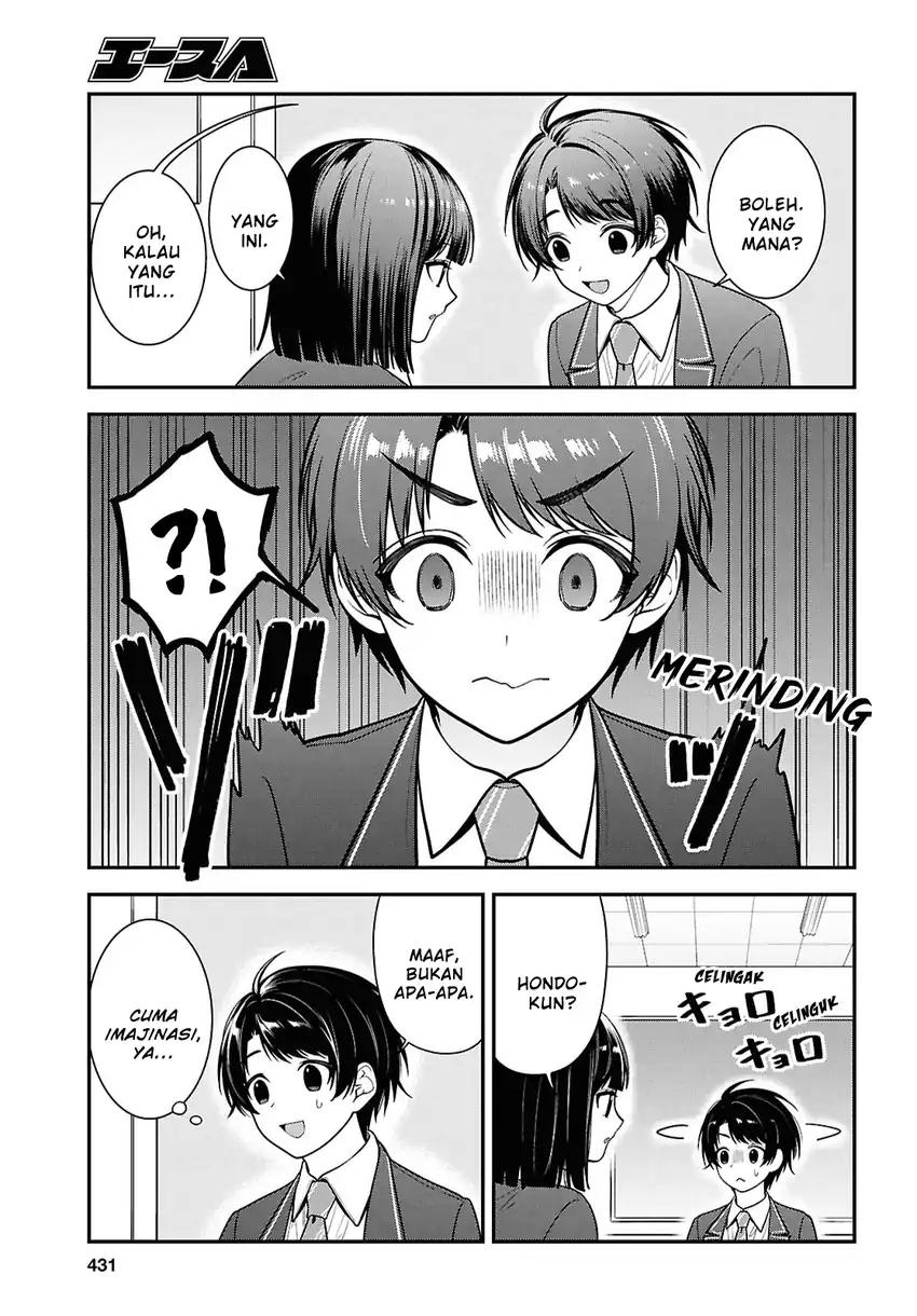 Tonari no Seki no Yankee Shimizu-san ga Kami o Kuroku Sometekita Chapter 12 Gambar 21