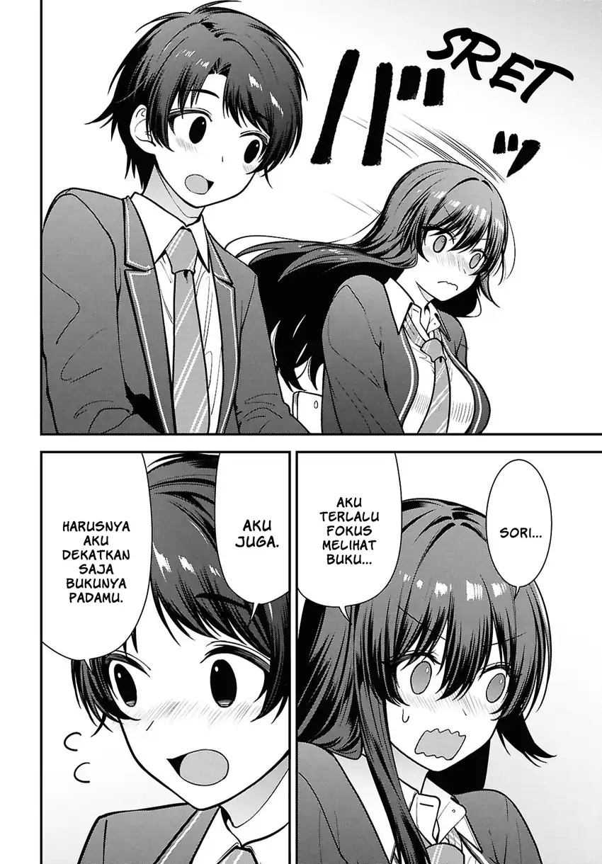 Tonari no Seki no Yankee Shimizu-san ga Kami o Kuroku Sometekita Chapter 12 Gambar 28