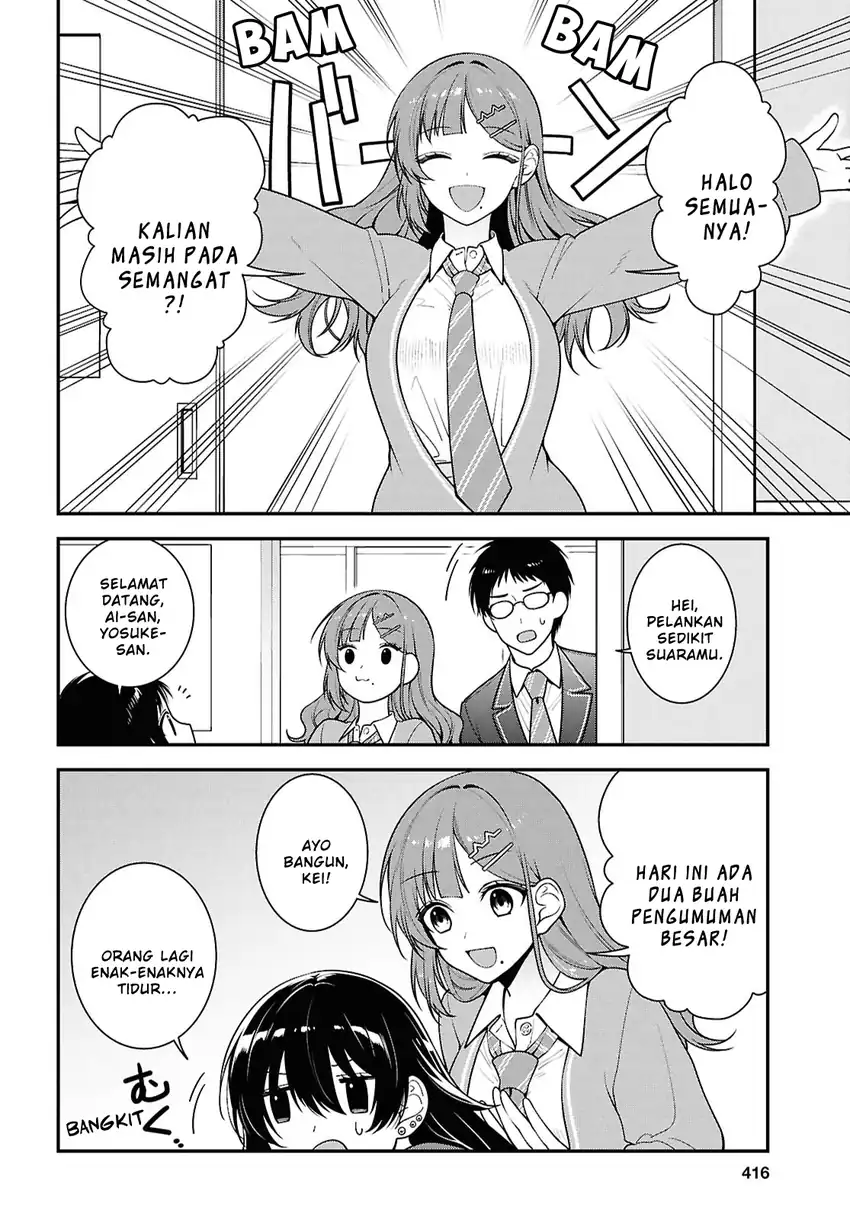 Tonari no Seki no Yankee Shimizu-san ga Kami o Kuroku Sometekita Chapter 12 Gambar 6