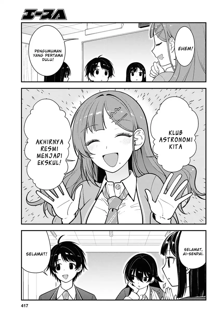 Tonari no Seki no Yankee Shimizu-san ga Kami o Kuroku Sometekita Chapter 12 Gambar 7