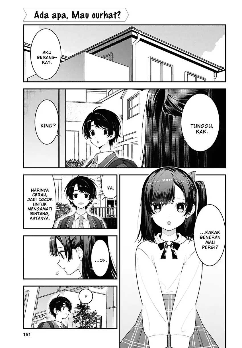 Komik Tonari no Seki no Yankee Shimizu-san ga Kami o Kuroku Sometekita Chapter 14 gambar nomor 1