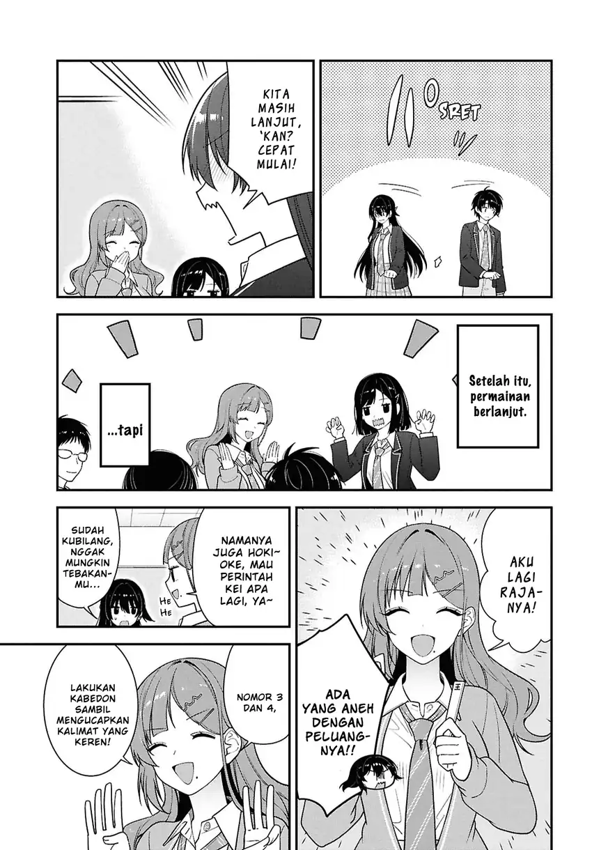 Tonari no Seki no Yankee Shimizu-san ga Kami o Kuroku Sometekita Chapter 14 Gambar 19