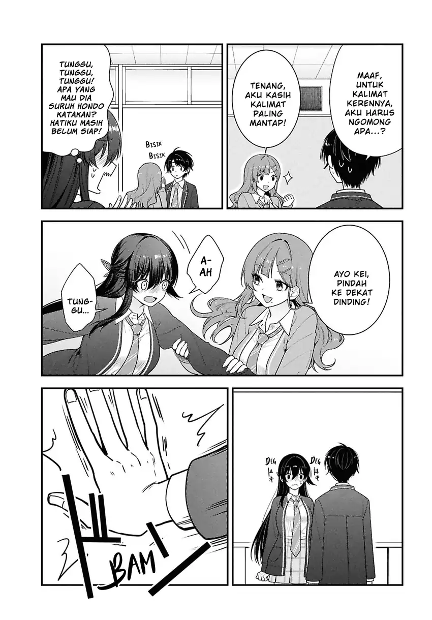 Tonari no Seki no Yankee Shimizu-san ga Kami o Kuroku Sometekita Chapter 14 Gambar 21