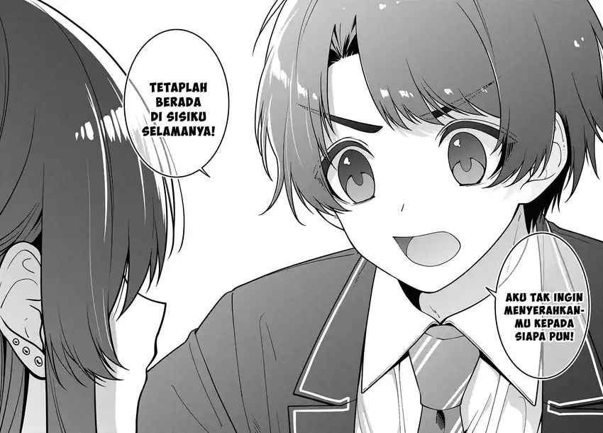 Tonari no Seki no Yankee Shimizu-san ga Kami o Kuroku Sometekita Chapter 14 Gambar 22