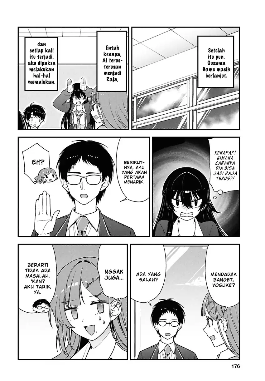 Tonari no Seki no Yankee Shimizu-san ga Kami o Kuroku Sometekita Chapter 14 Gambar 25