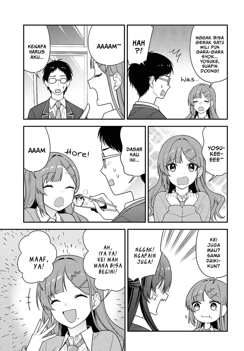 Tonari no Seki no Yankee Shimizu-san ga Kami o Kuroku Sometekita Chapter 14 Gambar 28