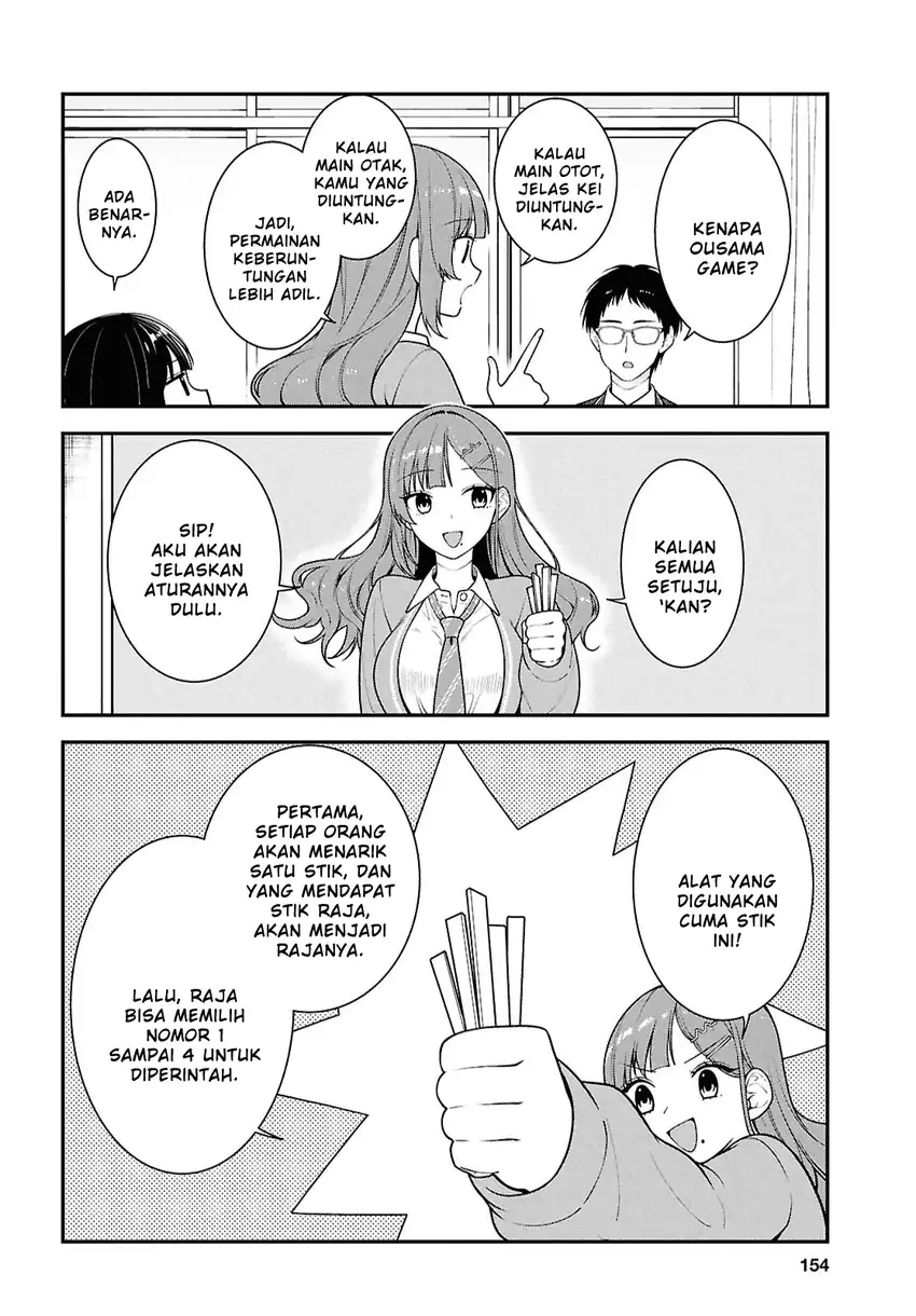 Tonari no Seki no Yankee Shimizu-san ga Kami o Kuroku Sometekita Chapter 14 Gambar 4