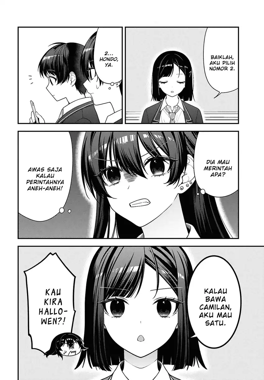 Tonari no Seki no Yankee Shimizu-san ga Kami o Kuroku Sometekita Chapter 14 Gambar 6