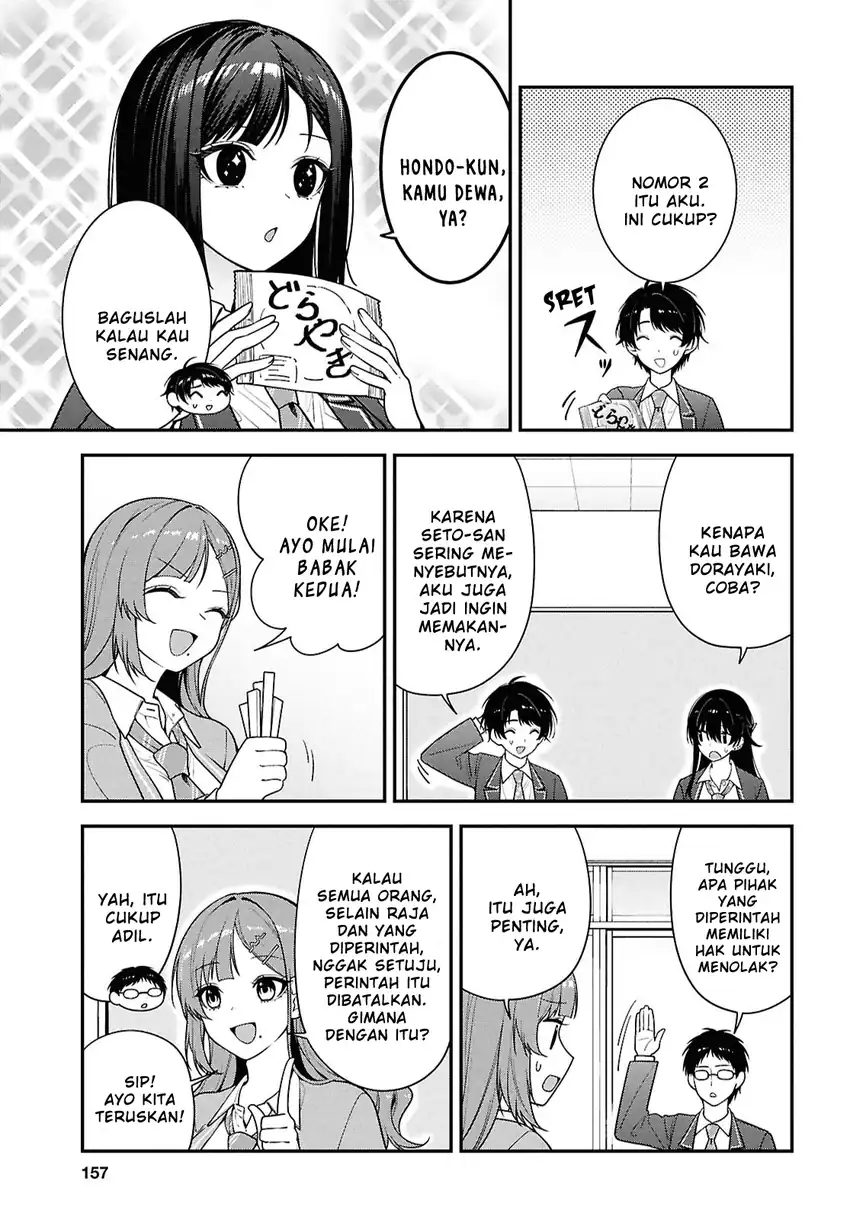 Tonari no Seki no Yankee Shimizu-san ga Kami o Kuroku Sometekita Chapter 14 Gambar 7