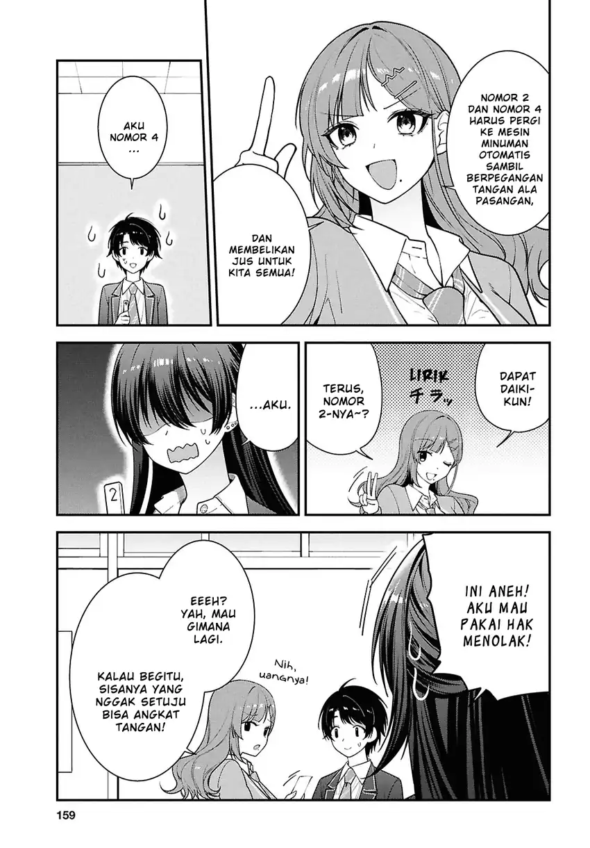 Tonari no Seki no Yankee Shimizu-san ga Kami o Kuroku Sometekita Chapter 14 Gambar 9