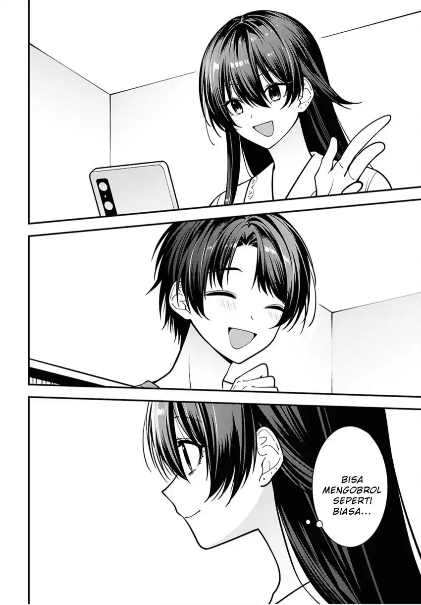 Tonari no Seki no Yankee Shimizu-san ga Kami o Kuroku Sometekita Chapter 17 Gambar 26