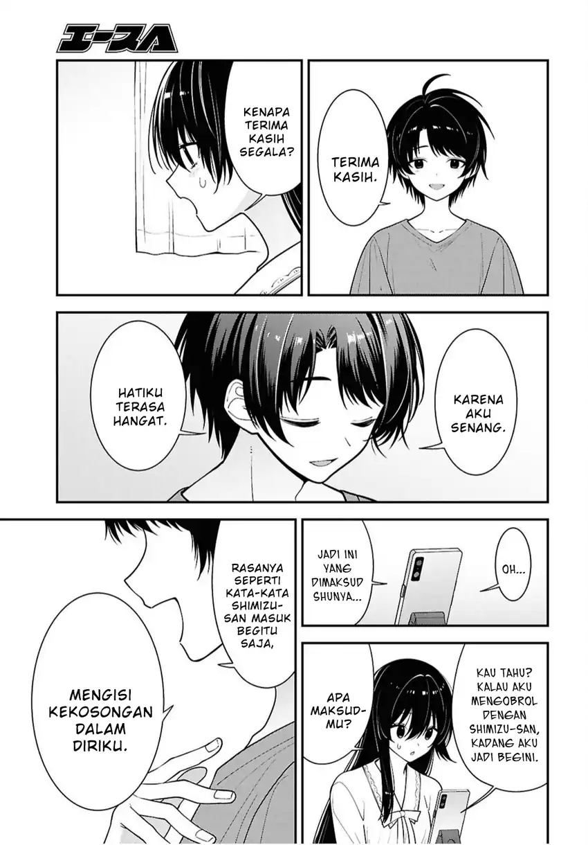 Tonari no Seki no Yankee Shimizu-san ga Kami o Kuroku Sometekita Chapter 17 Gambar 29