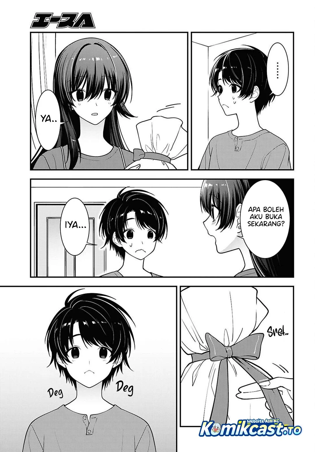 Tonari no Seki no Yankee Shimizu-san ga Kami o Kuroku Sometekita Chapter 18 Gambar 22