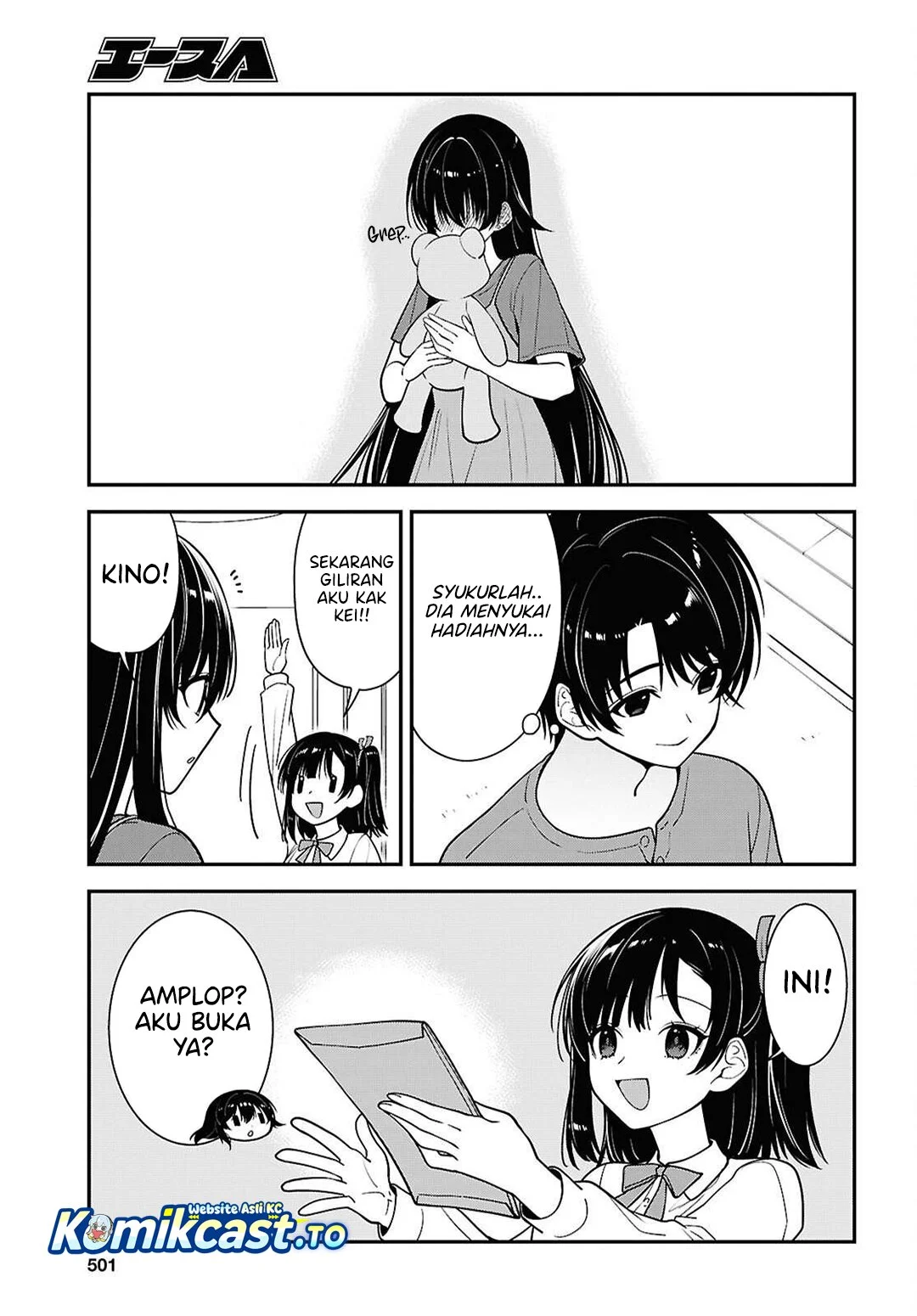 Tonari no Seki no Yankee Shimizu-san ga Kami o Kuroku Sometekita Chapter 18 Gambar 27