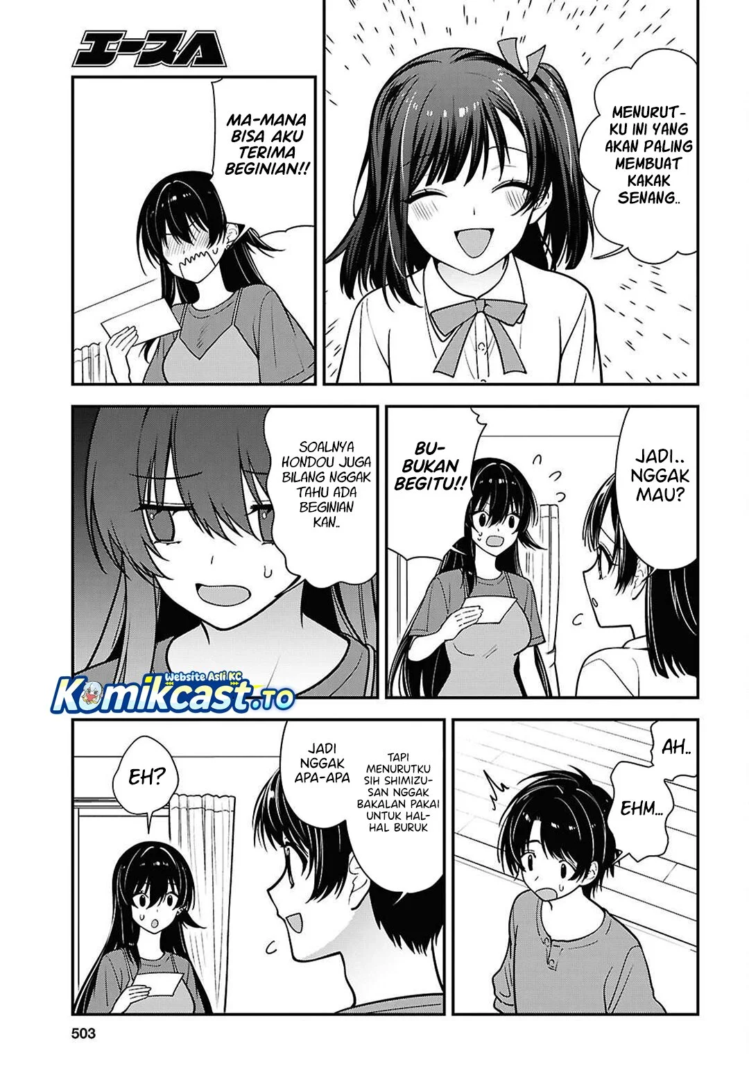 Tonari no Seki no Yankee Shimizu-san ga Kami o Kuroku Sometekita Chapter 18 Gambar 29