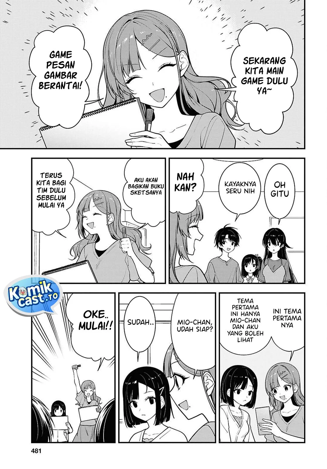 Tonari no Seki no Yankee Shimizu-san ga Kami o Kuroku Sometekita Chapter 18 Gambar 8