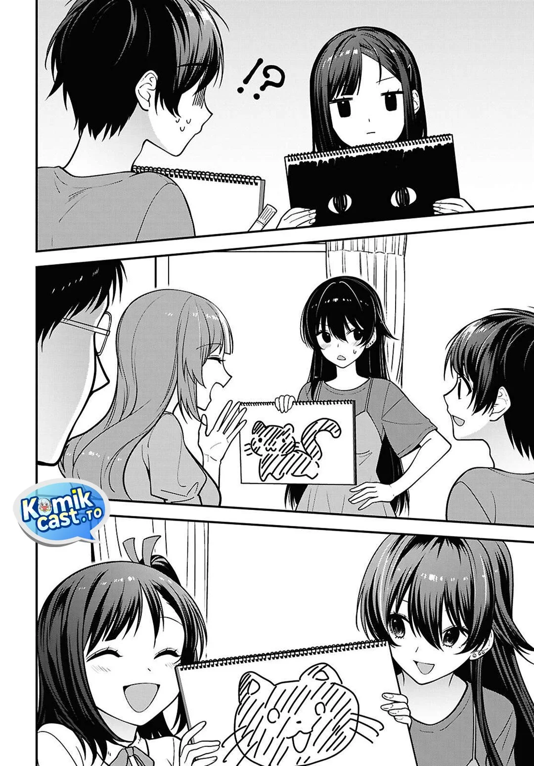 Tonari no Seki no Yankee Shimizu-san ga Kami o Kuroku Sometekita Chapter 18 Gambar 9