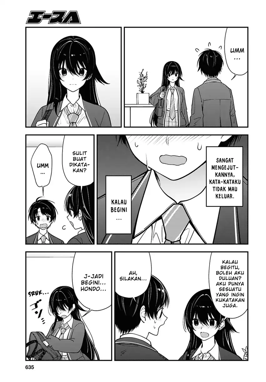 Tonari no Seki no Yankee Shimizu-san ga Kami o Kuroku Sometekita Chapter 19 Gambar 27