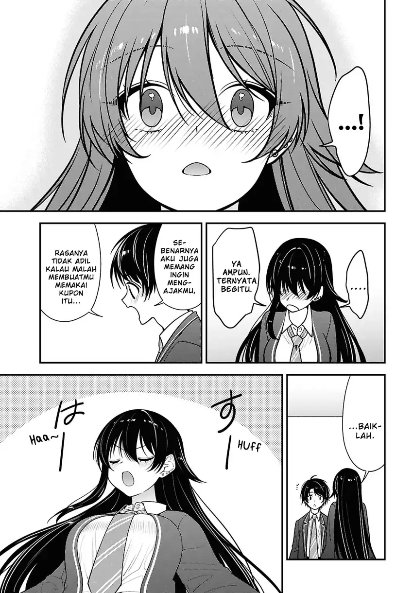 Tonari no Seki no Yankee Shimizu-san ga Kami o Kuroku Sometekita Chapter 19 Gambar 32