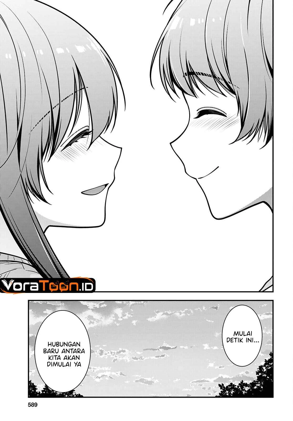 Tonari no Seki no Yankee Shimizu-san ga Kami o Kuroku Sometekita Chapter 22 Gambar 24