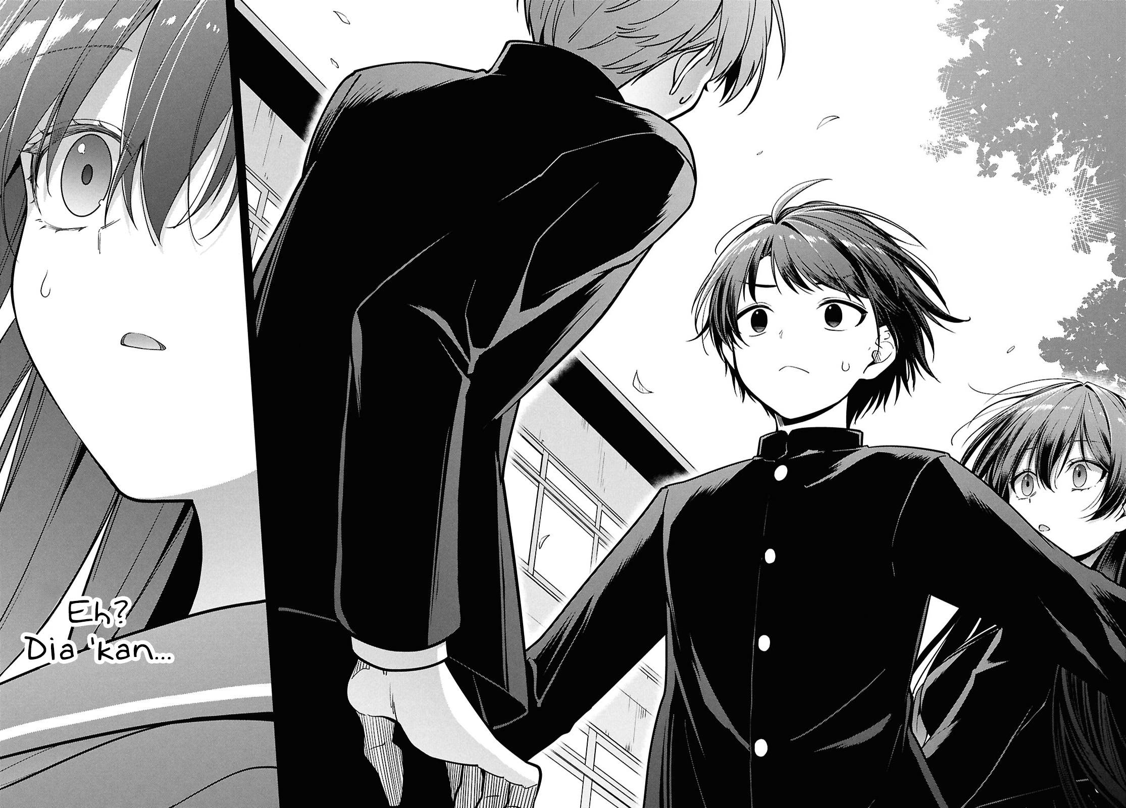 Tonari no Seki no Yankee Shimizu-san ga Kami o Kuroku Sometekita Chapter 4 Gambar 12